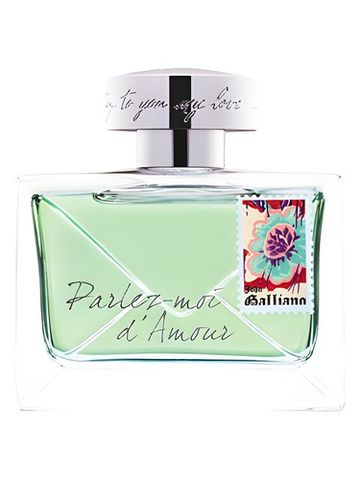 John Galliano Parlez-Moi d’Amour Eau Fraiche fragrance bottle