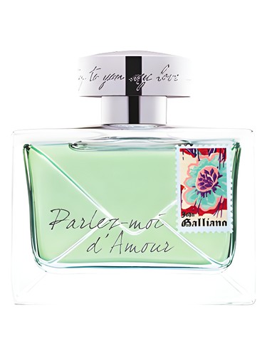 John Galliano Parlez-Moi d’Amour Eau Fraiche fragrance bottle