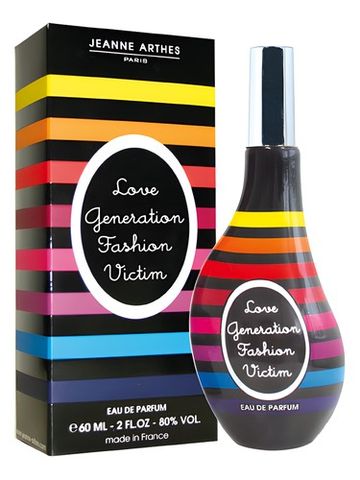 Jeanne Arthes Love Generation Fashion Victim fragrance bottle