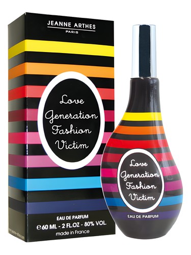 Jeanne Arthes Love Generation Fashion Victim fragrance bottle