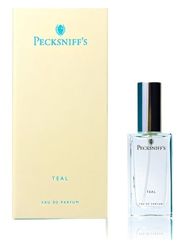 Pecksniff s Teal fragrance bottle