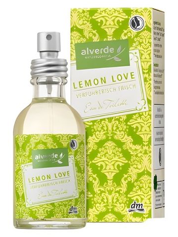 Alverde Lemon Love fragrance bottle
