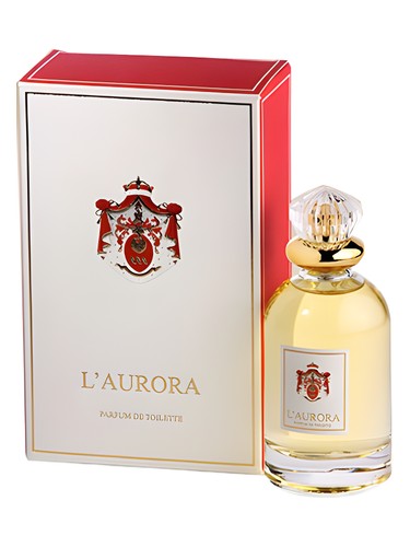 HSH Prince Nicolo Boncompagni Ludovisi L'Aurora fragrance bottle