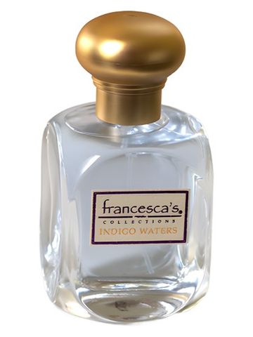francesca's Indigo Waters fragrance bottle