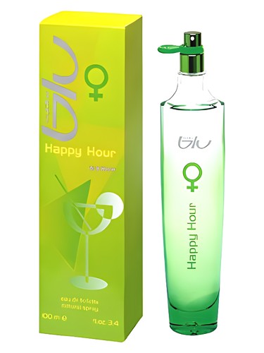 Byblos Blu Happy Hour fragrance bottle