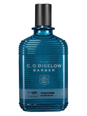 C O Bigelow Barber Cologne Elixir Blue fragrance bottle