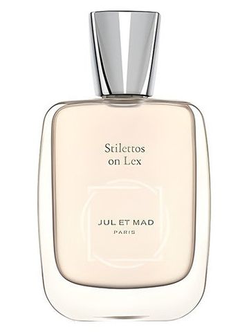 Jul et Mad Paris Stilettos on Lex fragrance bottle