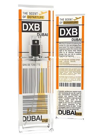The Scent of Departure Dubai DXB fragrance bottle