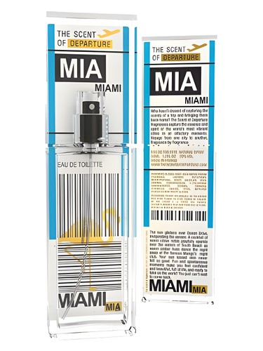 The Scent of Departure Miami MIA fragrance bottle