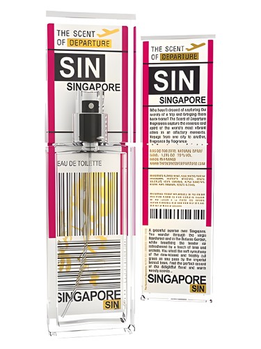 The Scent of Departure Singapore SIN fragrance bottle