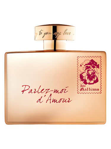 John Galliano Parlez-Moi d'Amour Gold Edition fragrance bottle