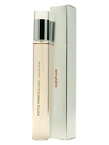 Michael Kors Notes from Michael Glenplaid fragrance bottle