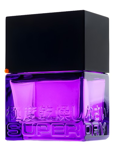 Superdry Neon Purple fragrance bottle