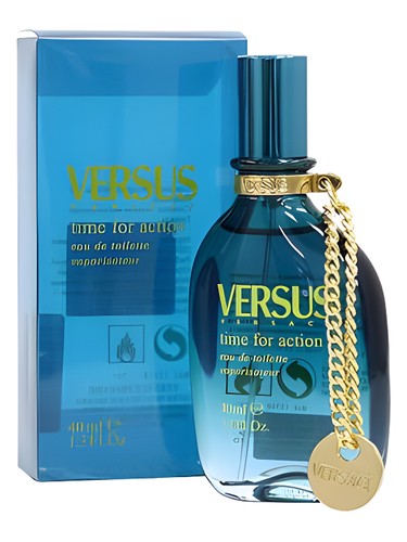 Versace Versus Time for Action fragrance bottle