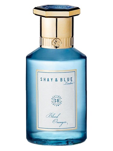 Shay Blue London Blood Oranges fragrance bottle
