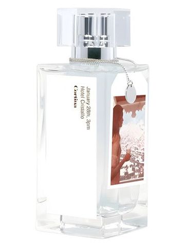 Memento Italian Olfactive Landscapes January 28th 3pm Hotel Cristallo - Cortina fragrance bottle