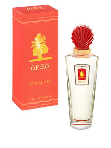 O.P.S.O. Carminia fragrance bottle