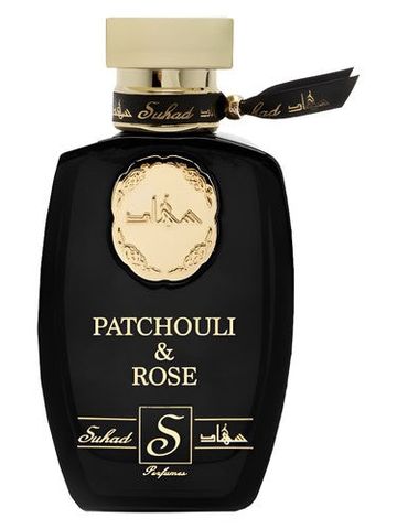 Suhad Perfumes Patchouli & Rose fragrance bottle