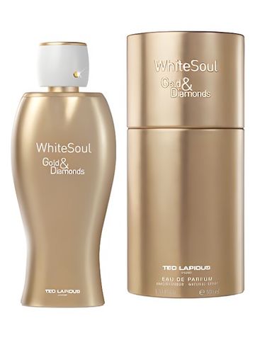 Ted Lapidus White Soul Gold & Diamonds fragrance bottle