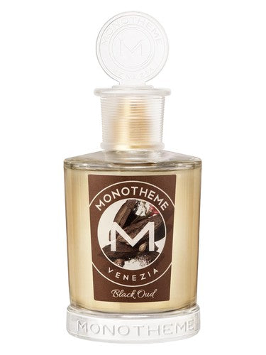 Monotheme Venezia Black Oud fragrance bottle