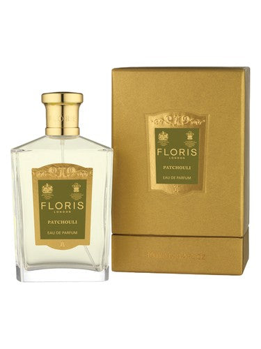 Floris Patchouli fragrance bottle