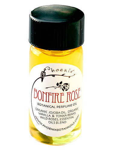 Phoenix Botanicals Bonfire Rose fragrance bottle