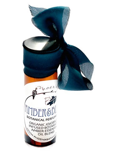 Phoenix Botanicals Amber & Blues fragrance bottle