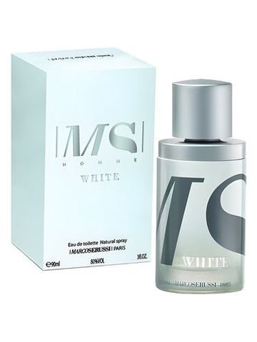 Parfums Marco Serussi MS White fragrance bottle