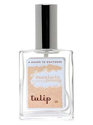 Tulip Mandarin Peony fragrance bottle
