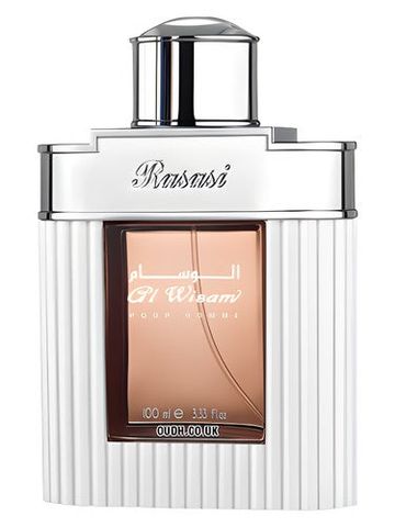 Rasasi Al Wisam Day fragrance bottle