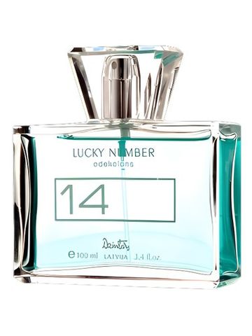 Dzintars Lucky Number 14 fragrance bottle