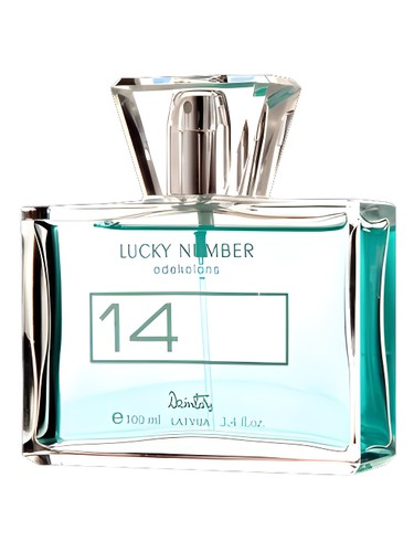 Dzintars Lucky Number 14 fragrance bottle