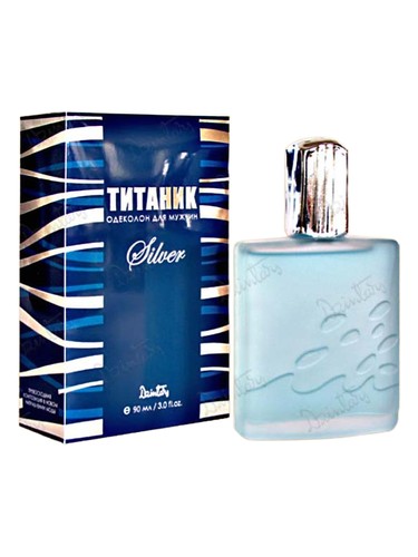Dzintars Titāniks Silver fragrance bottle