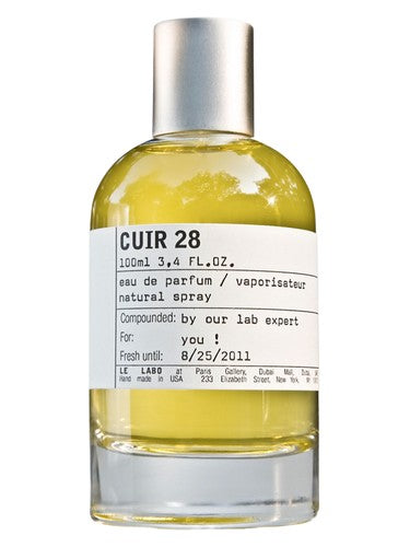 Le Labo Cuir 28 Dubai fragrance bottle