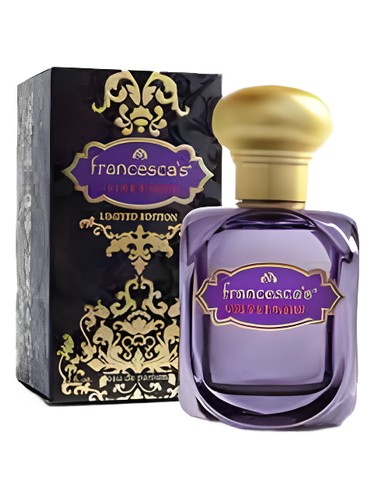 francesca's Velvet Noir fragrance bottle