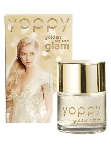 Yoppy Golden Glam fragrance bottle