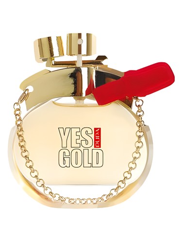 Pupa Yes Gold fragrance bottle