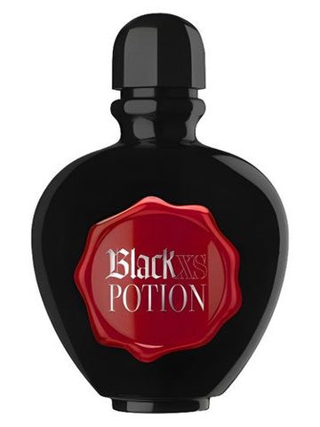 Rabanne Black XS Potion for Her fragrance bottle