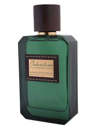 Panouge Cedarstorm fragrance bottle