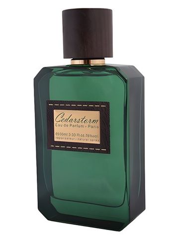 Panouge Cedarstorm fragrance bottle