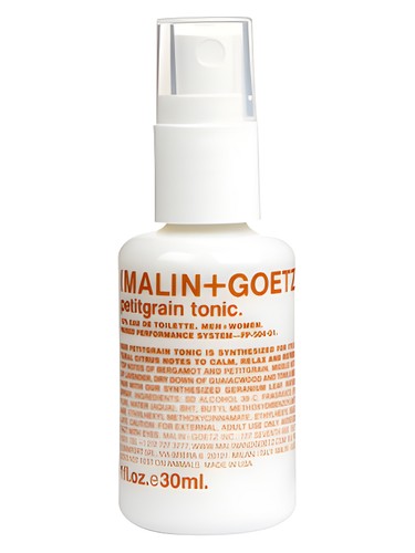 Malin+Goetz Petitgrain Tonic fragrance bottle
