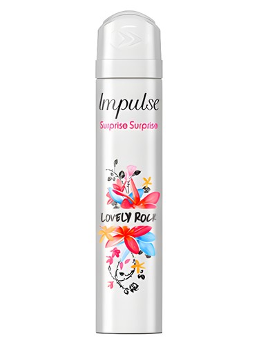 Impulse Lovely Rock fragrance bottle
