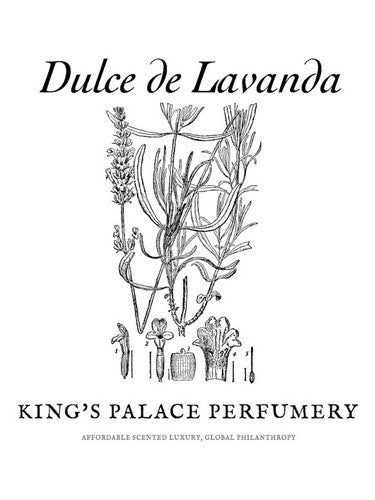 King's Palace Perfumery Dulce de Lavanda fragrance bottle