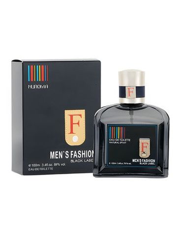 Nuroma Men's Fashion Black Label fragrance bottle