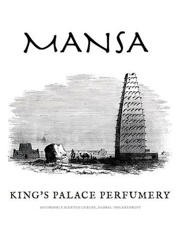 King's Palace Perfumery Mansa fragrance bottle