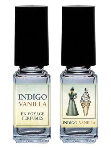 En Voyage Perfumes Indigo Vanilla fragrance bottle