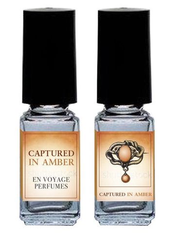 En Voyage Perfumes Captured in Amber fragrance bottle