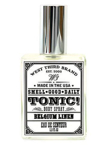 West Third Brand Belgium Linen fragrance bottle