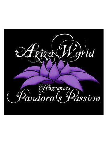 Aziza World Fragrances Pandora's Passion fragrance bottle