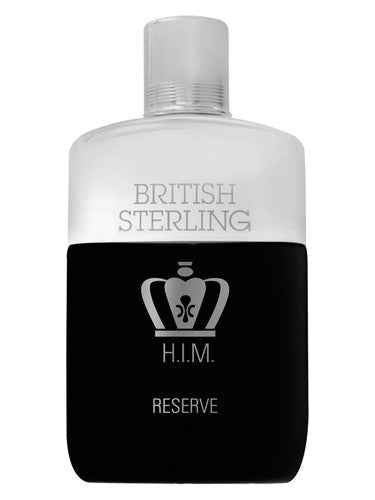 British Sterling Cologne HIM (His Imperial Majesty) Reserve fragrance bottle